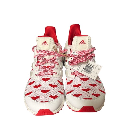 NWT Adidas Ultraboost 1.0 Women's 10- White & Red Heart Print- Limited Release - Picture 4 of 9
